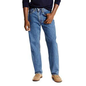 MEN'S LEVI STRAUSS 550 RELAXED FIT DENIM BLUE JEANS SIZE 33 x 36 NWT